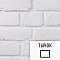Лофт плитка White G (элемент тычок), гипс EHW00001Т LOFTStyle