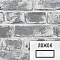 Лофт плитка Black Snow (элемент ложок), бетон DKG11228Л LOFTStyle