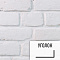 Лофт плитка White G (элемент уголок), гипс EHW00001У LOFTStyle